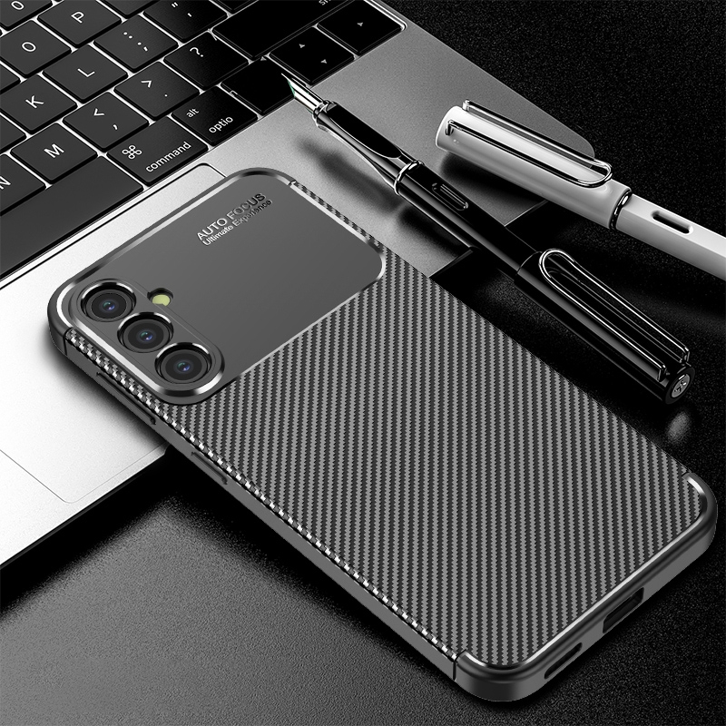 For Samsung Galaxy S24 5G Carbon Fiber Texture Shockproof TPU Phone Case(Black) For Samsung Galaxy S24 5G Carbon Fiber Texture Shockproof TPU Phone Case(Black)