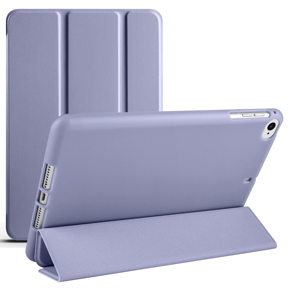 For iPad 9.7 2018 / 2017 / Air 2 / Air 3-folding TPU Horizontal Flip Leather Tablet Case with Holder(Lavender Grey) For iPad 9.7 2018 / 2017 / Air 2 / Air 3-folding TPU Horizontal Flip Leather Tablet Case with Holder(Lavender Grey)
