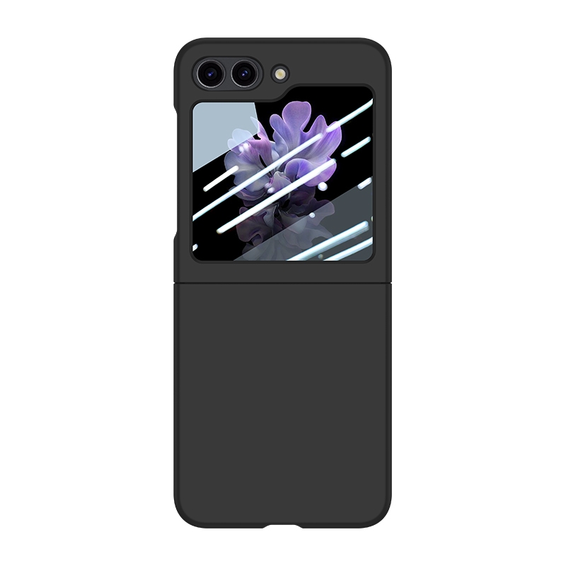 For Samsung Galaxy Z Flip6 Fuel Injection Integrated PC Skin Feel Phone Case(Black) For Samsung Galaxy Z Flip6 Fuel Injection Integrated PC Skin Feel Phone Case(Black)