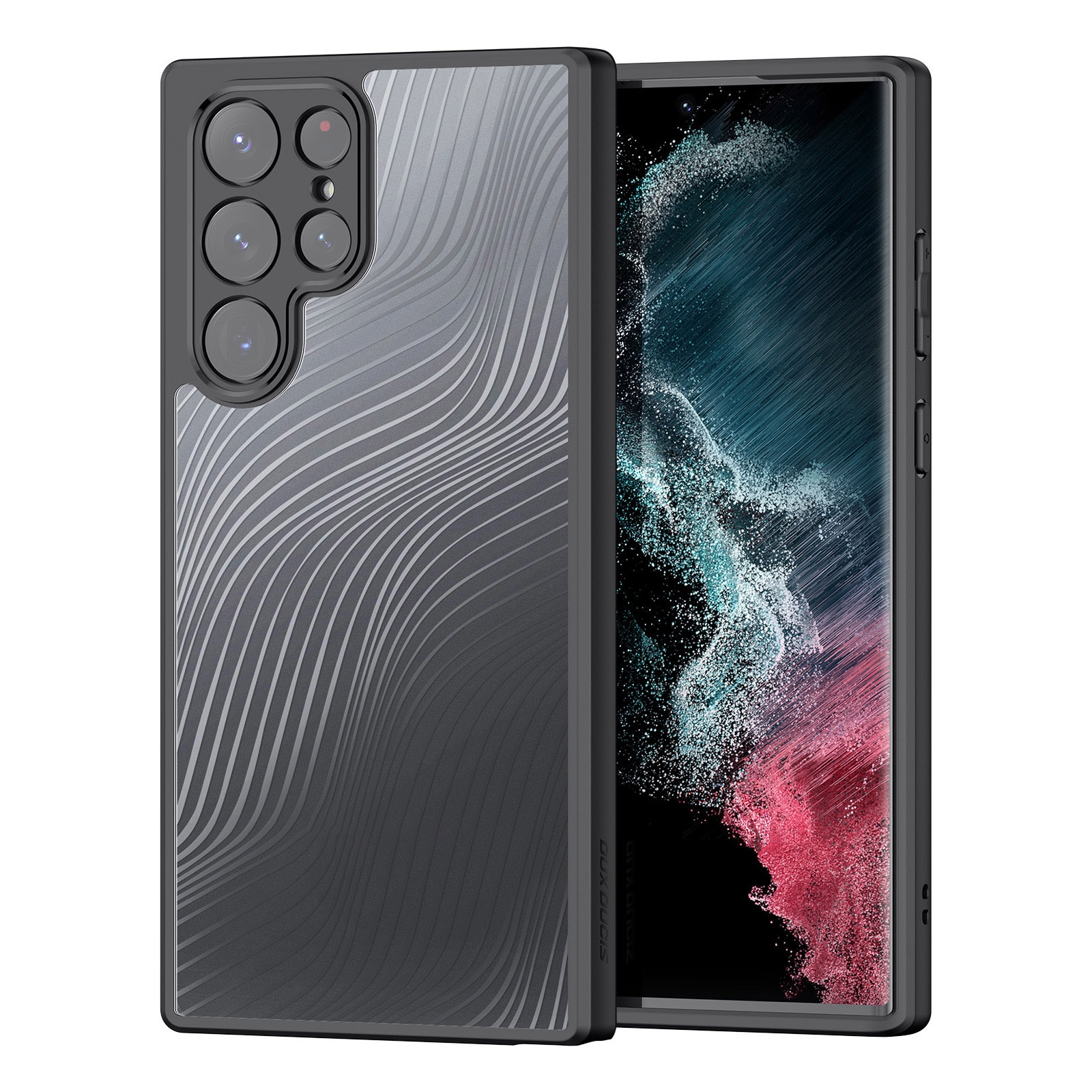 For Samsung Galaxy S22 Ultra 5G DUX DUCIS Aimo Series TPU + PC Frosted Feel Phone Case(Black) For Samsung Galaxy S22 Ultra 5G DUX DUCIS Aimo Series TPU + PC Frosted Feel Phone Case(Black)