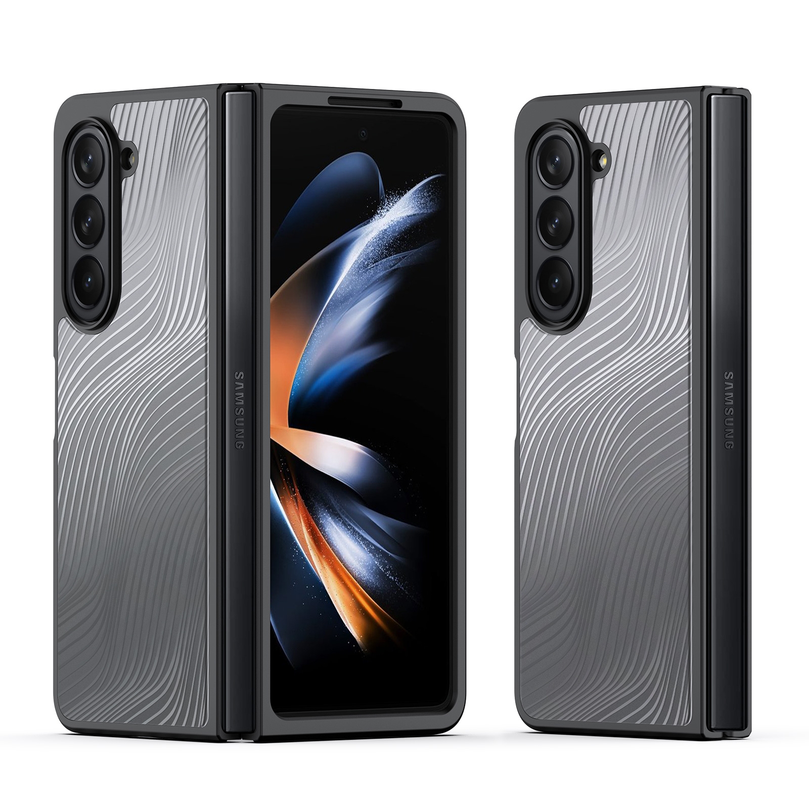 For Samsung Galaxy Z Fold5 5G DUX DUCIS Aimo Series TPU + PC Frosted Feel Phone Case(Black) For Samsung Galaxy Z Fold5 5G DUX DUCIS Aimo Series TPU + PC Frosted Feel Phone Case(Black)
