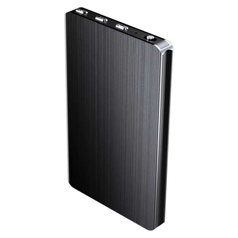 JNN M2 Ultra-thin HD Noise Reduction Intelligent Control Voice Voice Recorder, Capacity:16GB(Black)