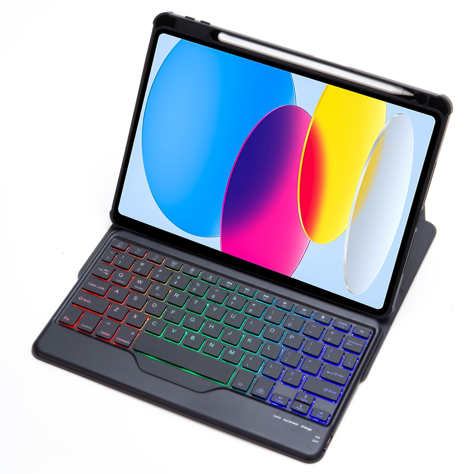 For iPad 10th Gen 10.9 2022 F10BS 360 Rotation Acrylic Transparent Bluetooth Keyboard Leather Case With Backlight(Black) For iPad 10th Gen 10.9 2022 F10BS 360 Rotation Acrylic Transparent Bluetooth Keyboard Leather Case With Backlight(Black)