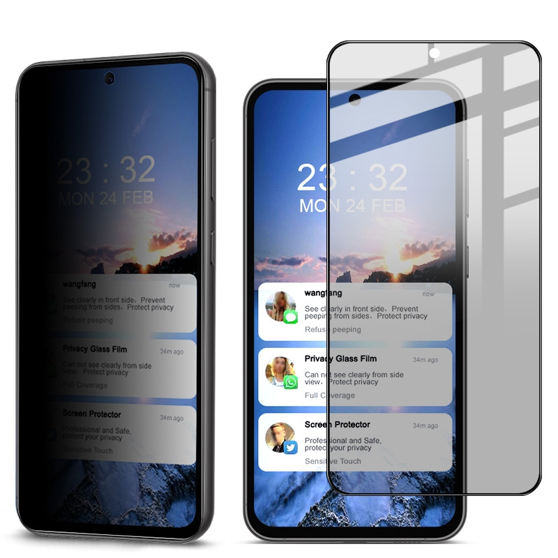 For Samsung Galaxy S23 FE 5G imak HD Full Screen Anti-spy Tempered Glass Protective Film For Samsung Galaxy S23 FE 5G imak HD Full Screen Anti-spy Tempered Glass Protective Film