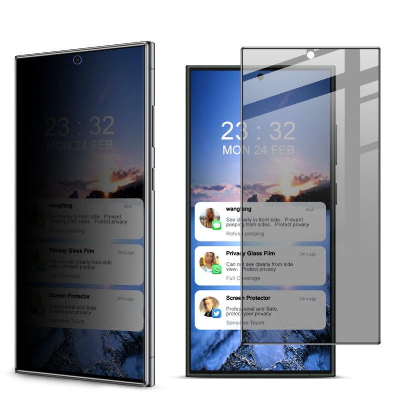 For Samsung Galaxy S24 Ultra 5G imak HD Full Screen Anti-spy Tempered Glass Protective Film For Samsung Galaxy S24 Ultra 5G imak HD Full Screen Anti-spy Tempered Glass Protective Film