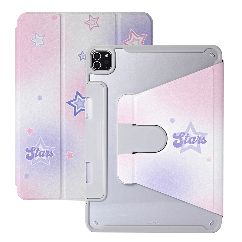 For iPad 10th Gen 10.9 2022 Split Drawer Rotation Painted Leather Smart Tablet Case(Stars) For iPad 10th Gen 10.9 2022 Split Drawer Rotation Painted Leather Smart Tablet Case(Stars)
