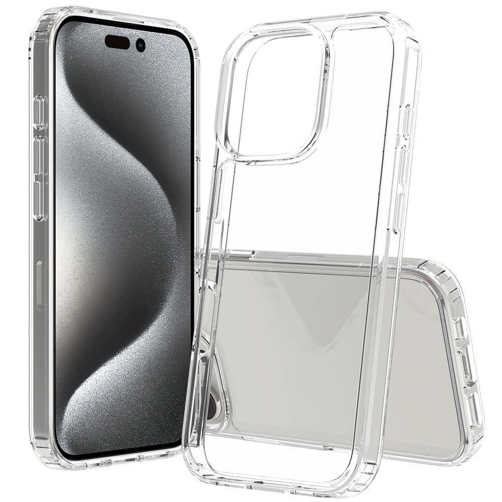 For iPhone 16 Pro Scratchproof Acrylic TPU Phone Case(Transparent) For iPhone 16 Pro Scratchproof Acrylic TPU Phone Case(Transparent)