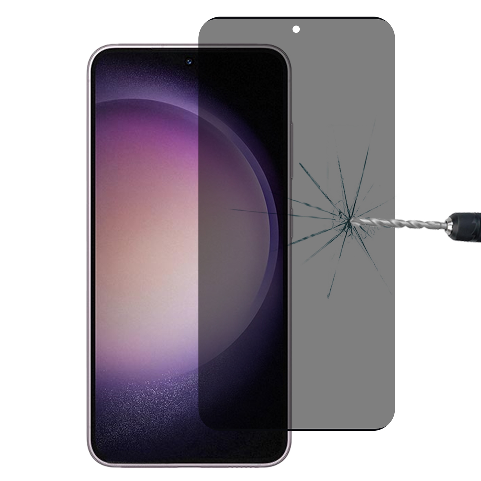 For Samsung Galaxy S23 5G Ultrathin 3D Curved Edge Privacy Tempered Glass Film, Support Unlock For Samsung Galaxy S23 5G Ultrathin 3D Curved Edge Privacy Tempered Glass Film, Support Unlock