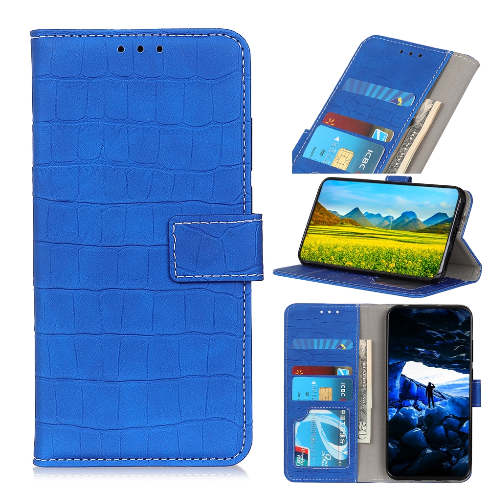 For Samsung Galaxy Note20 Crocodile Texture Horizontal Flip Leather Case with Holder & Card Slots & Wallet(Blue) For Samsung Galaxy Note20 Crocodile Texture Horizontal Flip Leather Case with Holder & Card Slots & Wallet(Blue)