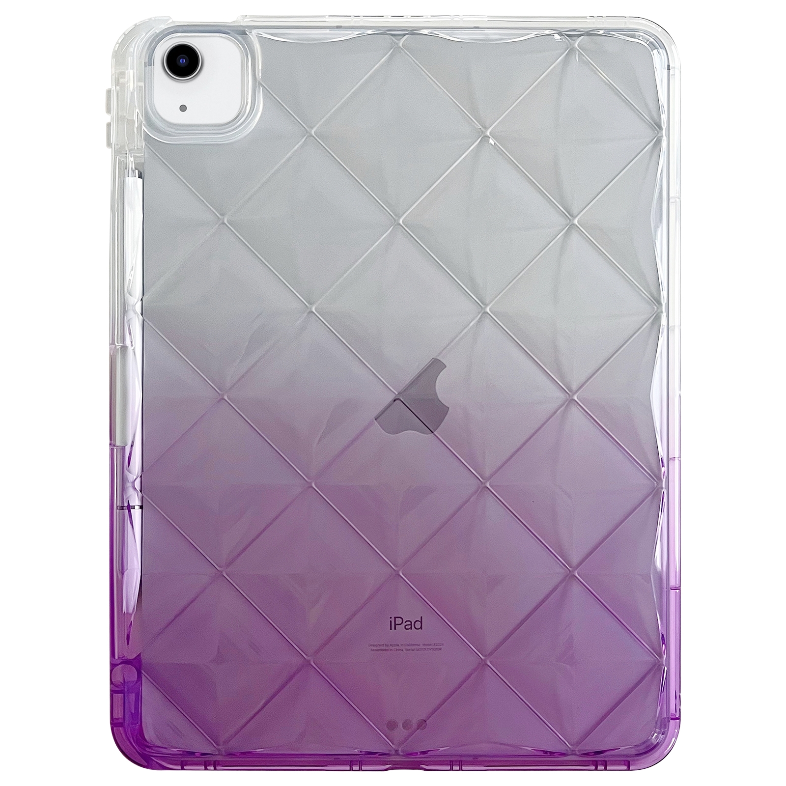 For iPad Air 11 2024 / Pro 11 2022 Gradient Diamond Plaid TPU Tablet Case(Gradient Purple) For iPad Air 11 2024 / Pro 11 2022 Gradient Diamond Plaid TPU Tablet Case(Gradient Purple)