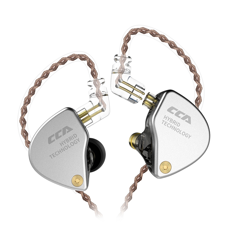 CCA CCA-CA4 3.5mm Gold Plated Plug Hybrid Technology Wire-controlled In-ear Earphone, Type:without Mic(Black) CCA CCA-CA4 3.5mm Gold Plated Plug Hybrid Technology Wire-controlled In-ear Earphone, Type:without Mic(Black)