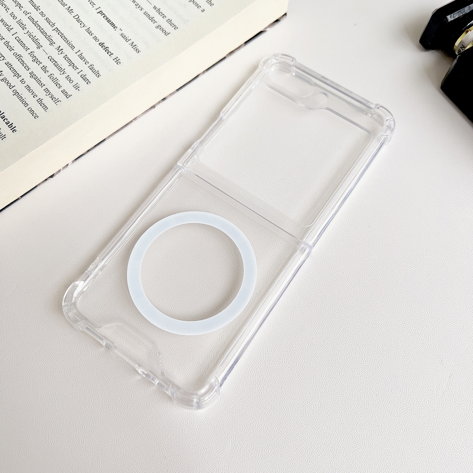 For Samsung Galaxy Z Flip5 5G Magsafe Magnetic Transparent Shockproof Phone Case For Samsung Galaxy Z Flip5 5G Magsafe Magnetic Transparent Shockproof Phone Case