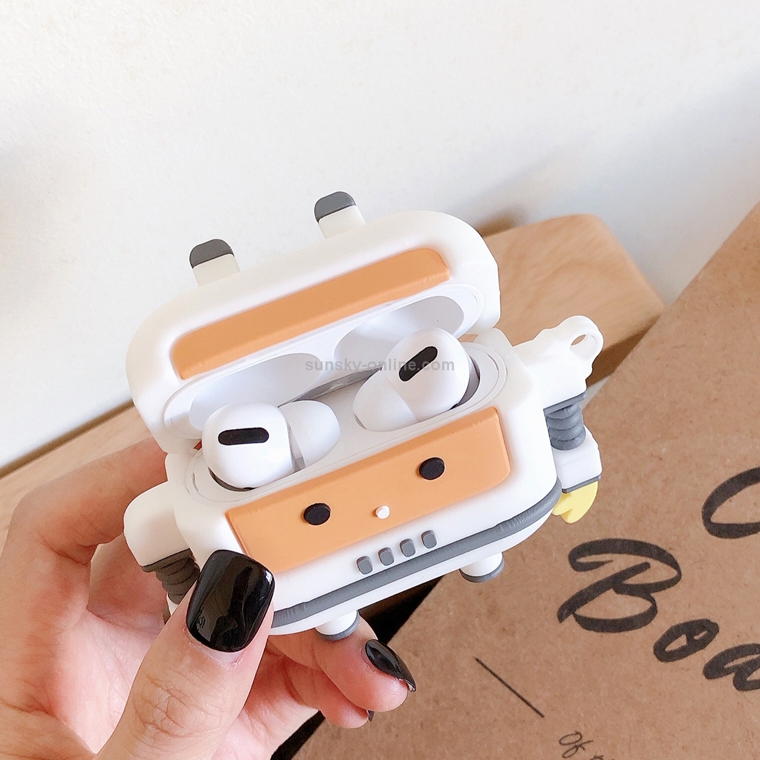 Robot Shape Earphone Protective Case For AirPods Pro
