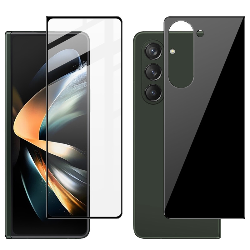 For Samsung Galaxy Z Fold5 5G imak Front Screen + Back Cover Tempered Glass Film For Samsung Galaxy Z Fold5 5G imak Front Screen + Back Cover Tempered Glass Film