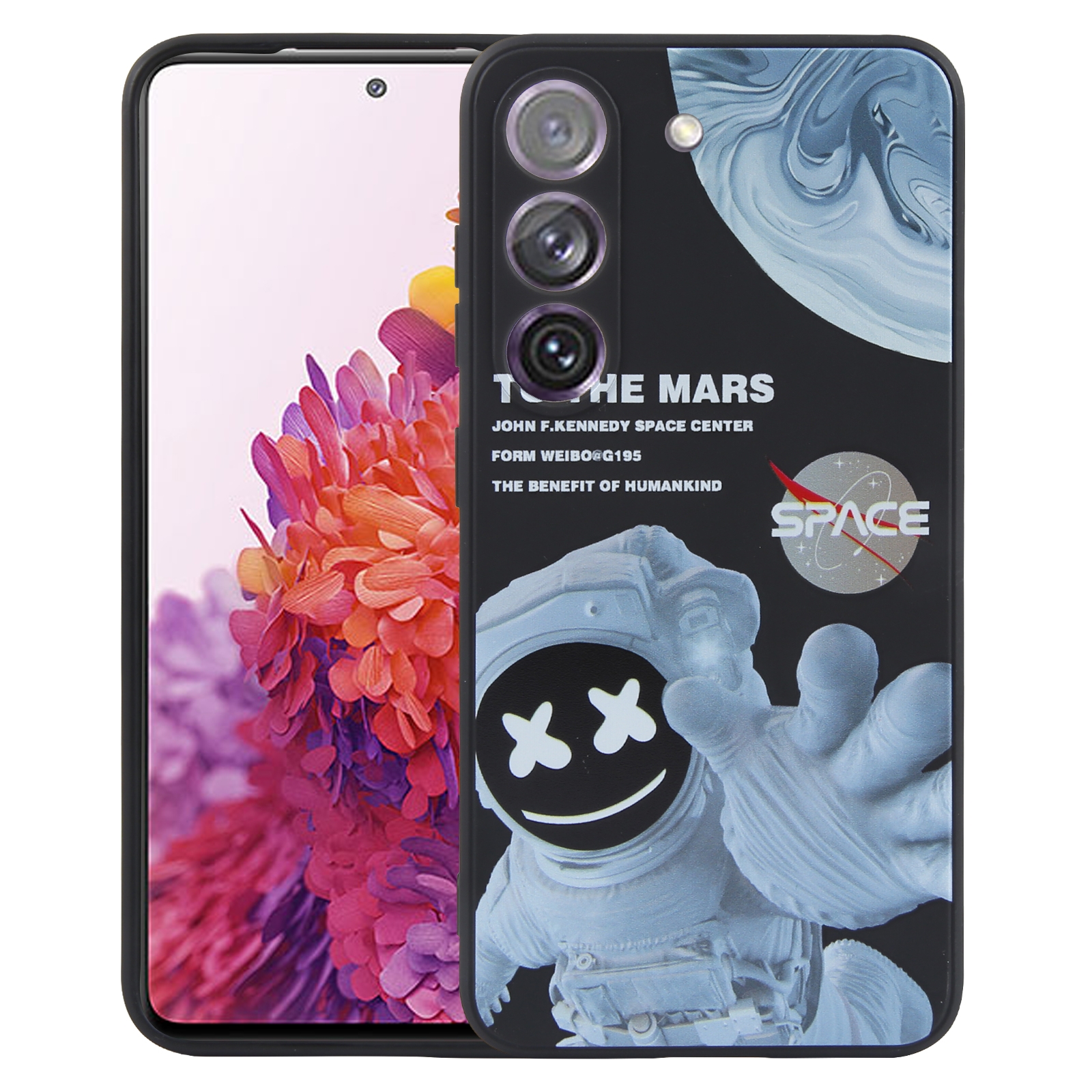 For Samsung Galaxy S20 FE 5G Martian Astronaut Pattern Shockproof Phone Case(Black) For Samsung Galaxy S20 FE 5G Martian Astronaut Pattern Shockproof Phone Case(Black)