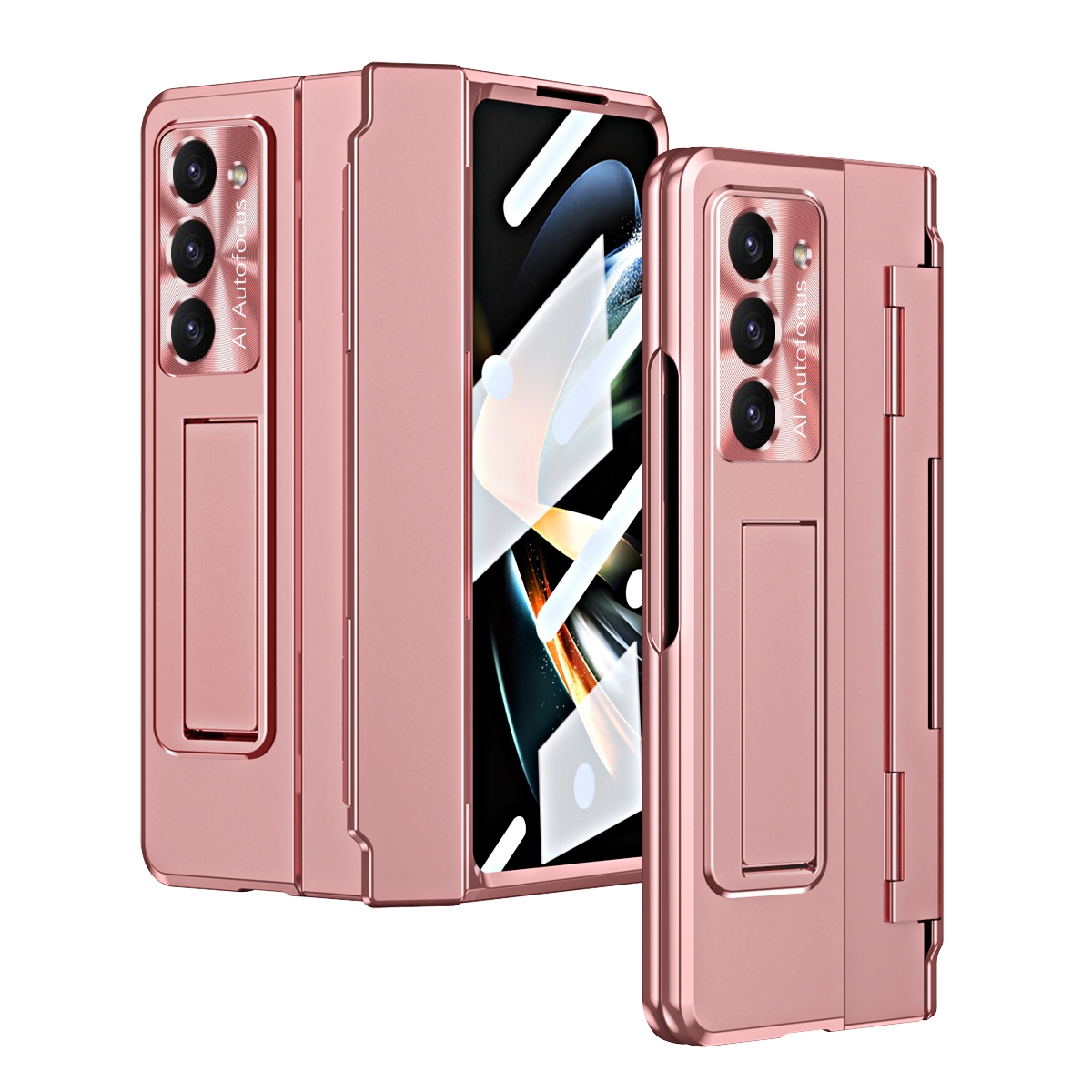 For Samsung Galaxy Z Fold5 5G Integrated Folding Phone Case with Hinge(Rose Gold) For Samsung Galaxy Z Fold5 5G Integrated Folding Phone Case with Hinge(Rose Gold)