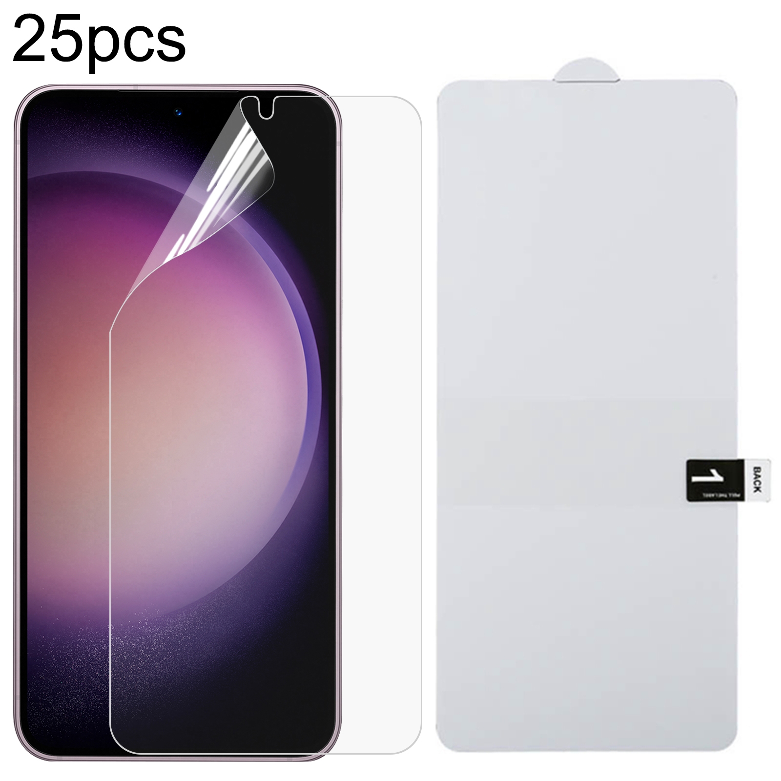 For Samsung Galaxy S24+ 5G 25pcs Full Screen Protector Explosion-proof Hydrogel Film For Samsung Galaxy S24+ 5G 25pcs Full Screen Protector Explosion-proof Hydrogel Film