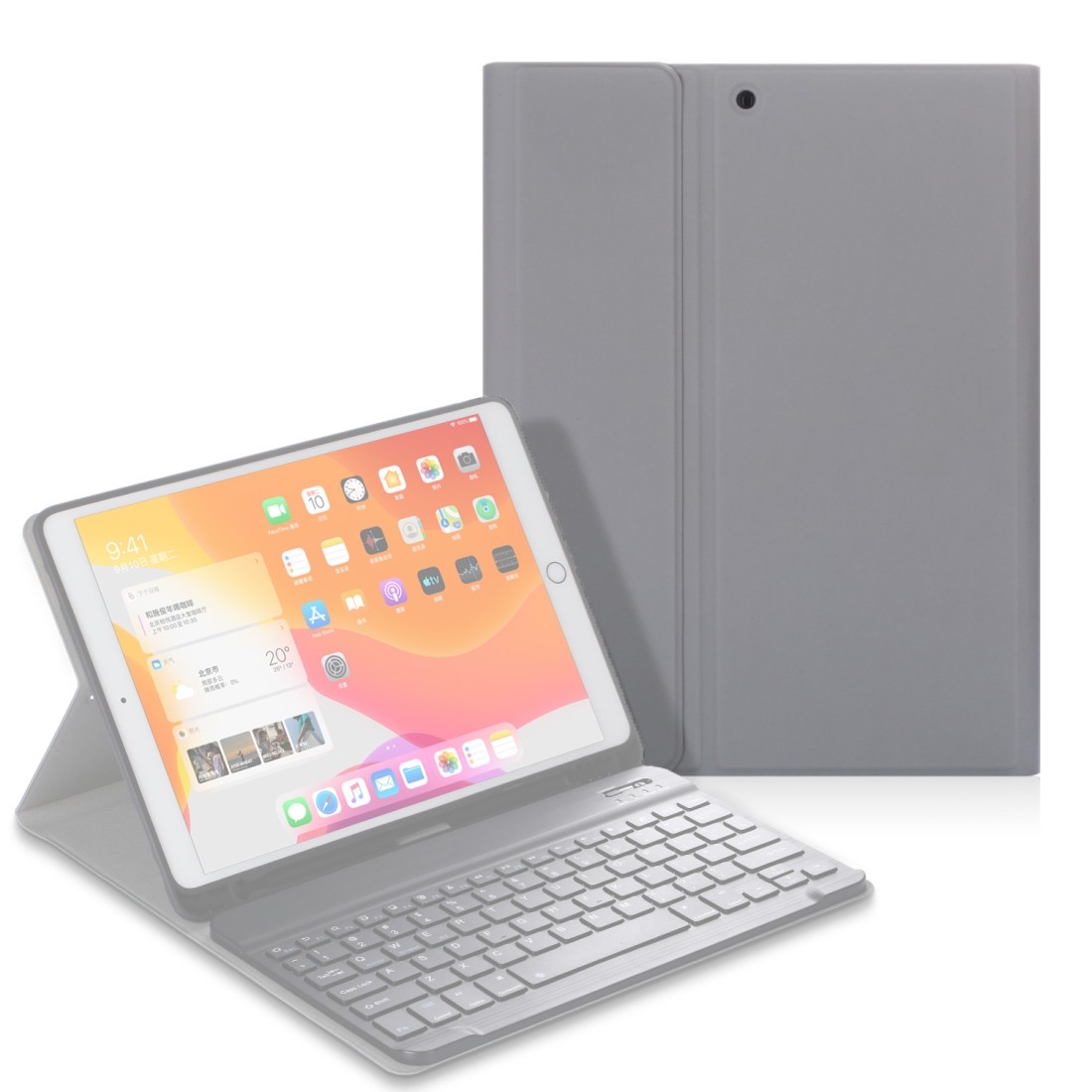 For iPad Air (2019) Electric Pressed Horizontal Flip Leather Case with Pen Slot & Holder without Keyboard(Grey) For iPad Air (2019) Electric Pressed Horizontal Flip Leather Case with Pen Slot & Holder without Keyboard(Grey)
