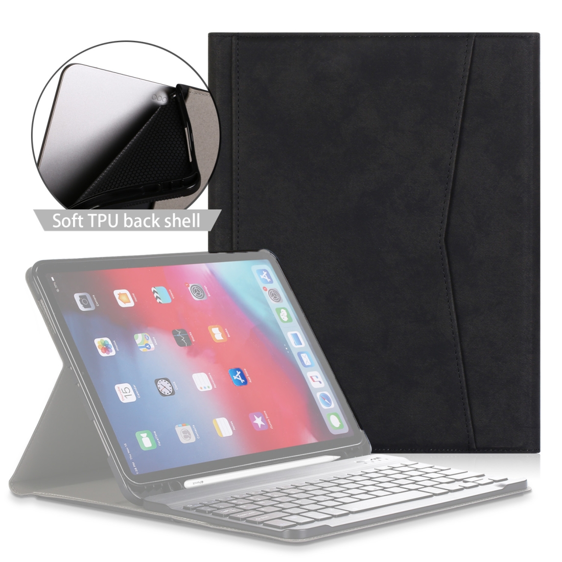 For iPad Pro 11 (2020) Marble Cloth Texture Horizontal Flip Leather Tablet Case with Pen Slot & Holder without Keyboard(Black) For iPad Pro 11 (2020) Marble Cloth Texture Horizontal Flip Leather Tablet Case with Pen Slot & Holder without Keyboard(Black)