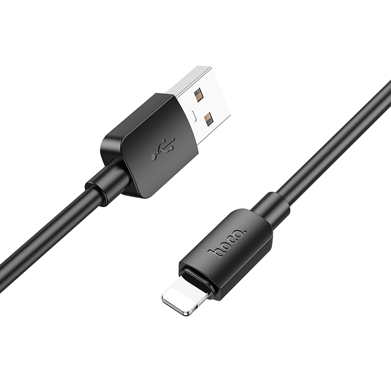 hoco X96 Hyper 1m 2.4A USB to 8 Pin Charging Data Cable(Black) hoco X96 Hyper 1m 2.4A USB to 8 Pin Charging Data Cable(Black)