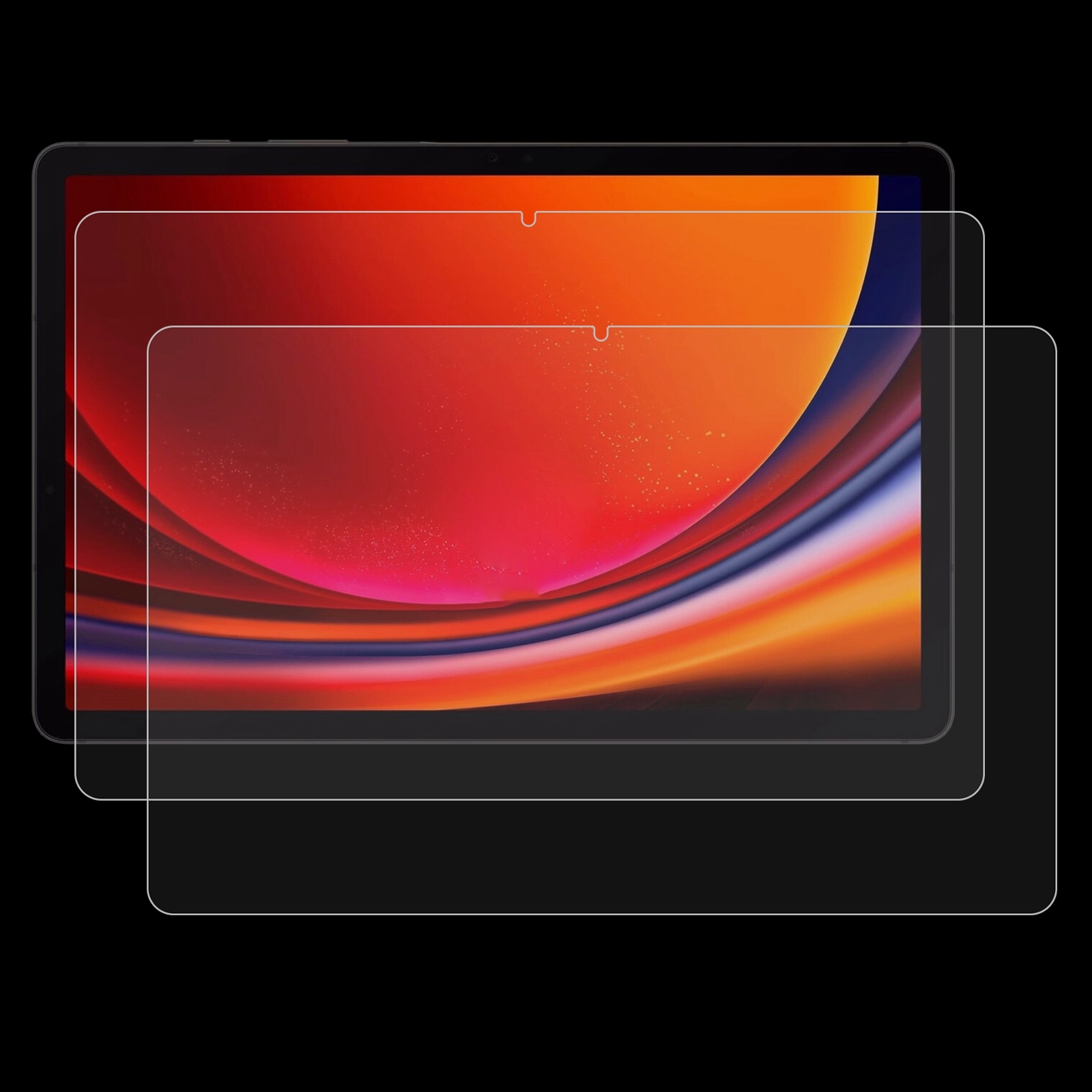 For Samsung Galaxy Tab S9 2pcs 9H 0.3mm Explosion-proof Tempered Glass Film For Samsung Galaxy Tab S9 2pcs 9H 0.3mm Explosion-proof Tempered Glass Film