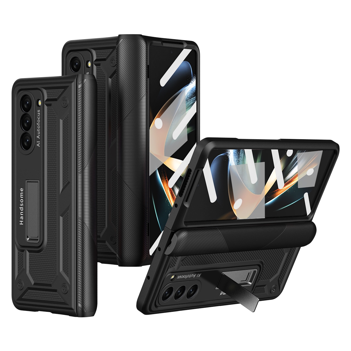 For Samsung Galaxy Z Fold5 integrated Shockproof Phone Case with Hinge(Black) For Samsung Galaxy Z Fold5 integrated Shockproof Phone Case with Hinge(Black)