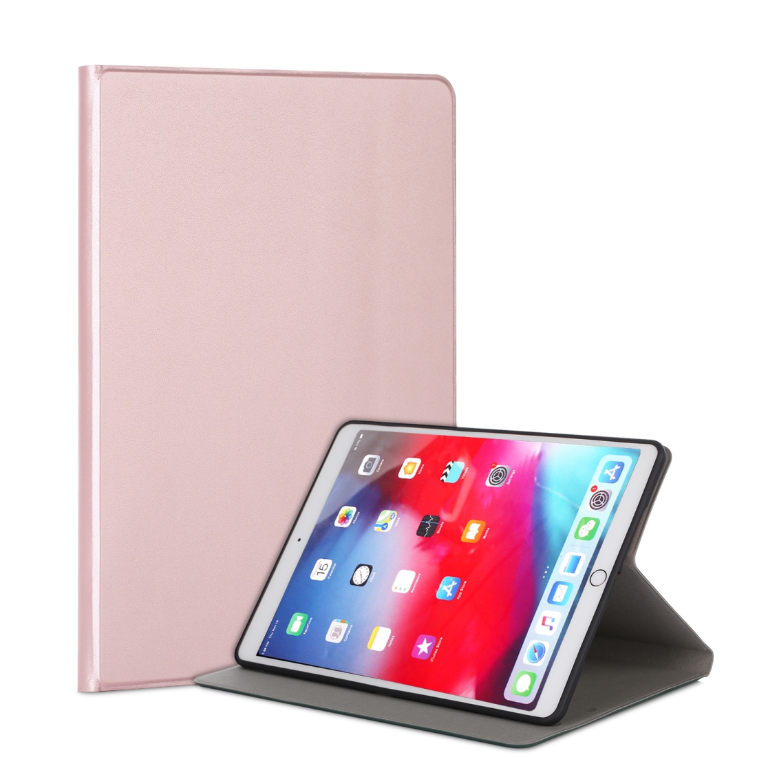 For iPad 10.2 TPU Electric Pressed Horizontal Flip Leather Case with Holder(Rose Gold) For iPad 10.2 TPU Electric Pressed Horizontal Flip Leather Case with Holder(Rose Gold)