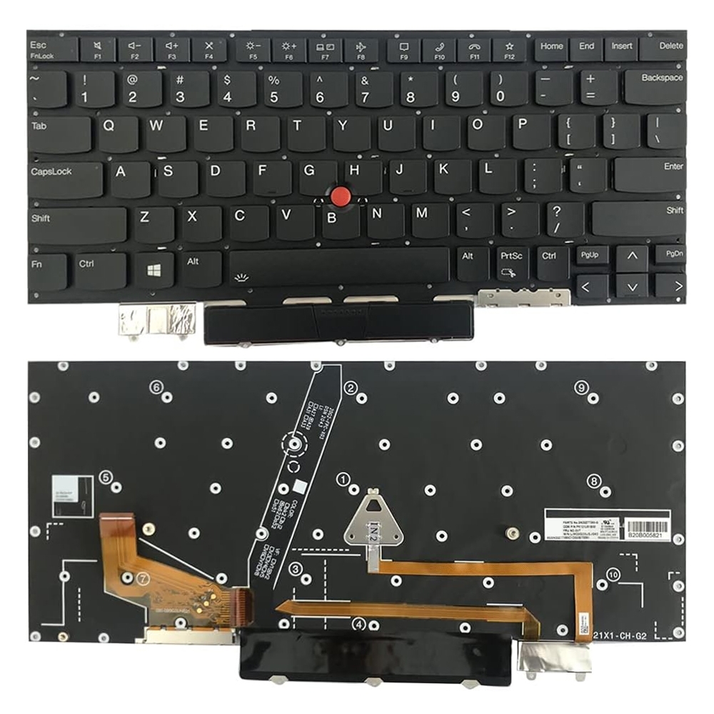 For Lenovo Thinkpad X1C / X1 Carbon 2021 US Version Laptop Backlight Keyboard