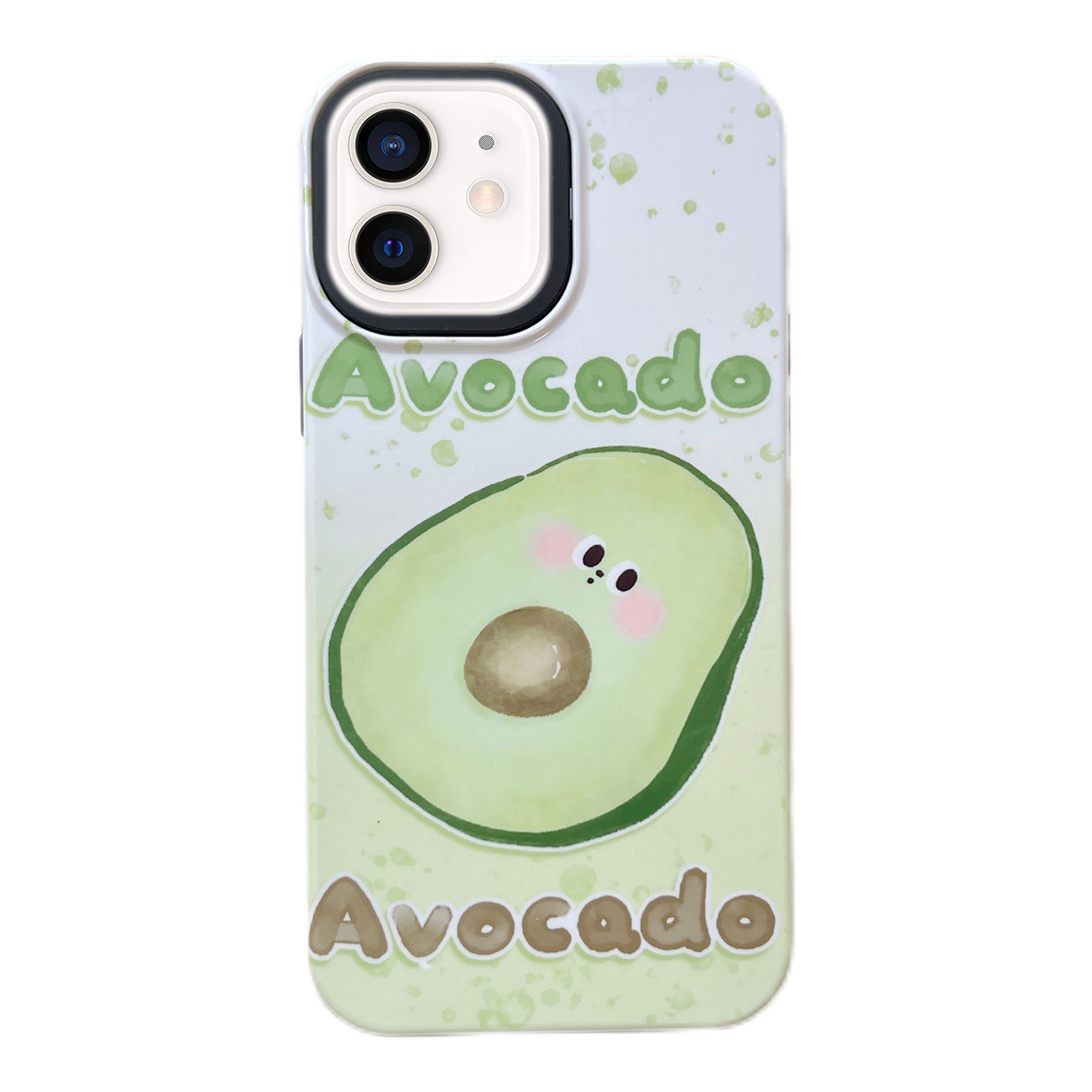 For iPhone 11 2 in 1 PC + TPU Shockproof Phone Case(Avocado) For iPhone 11 2 in 1 PC + TPU Shockproof Phone Case(Avocado)