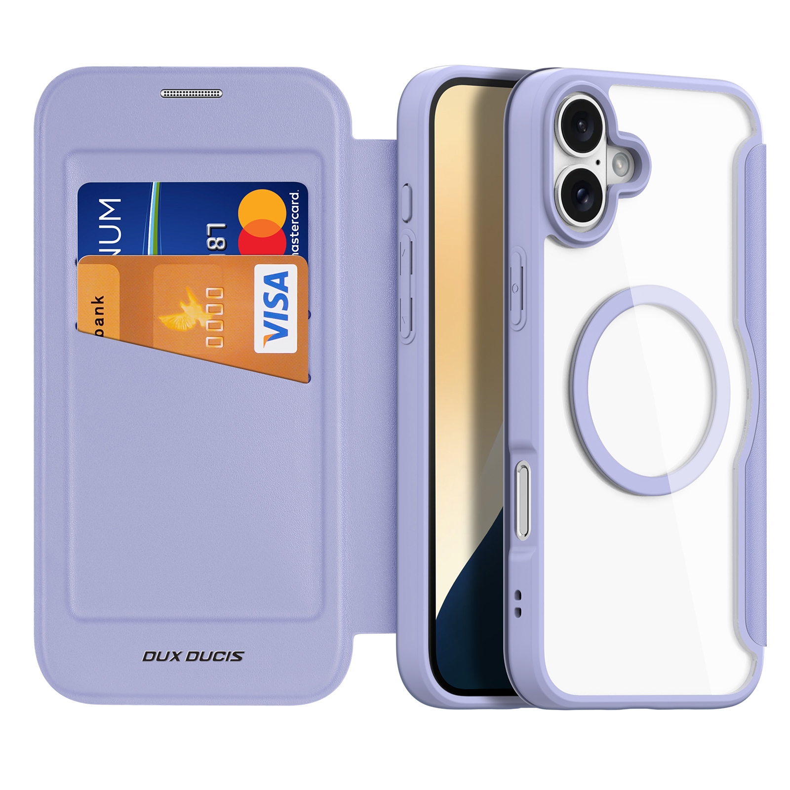 For iPhone 16 Plus DUX DUCIS Skin X Pro Series Magsafe PC + TPU Phone Leather Case(Purple) For iPhone 16 Plus DUX DUCIS Skin X Pro Series Magsafe PC + TPU Phone Leather Case(Purple)