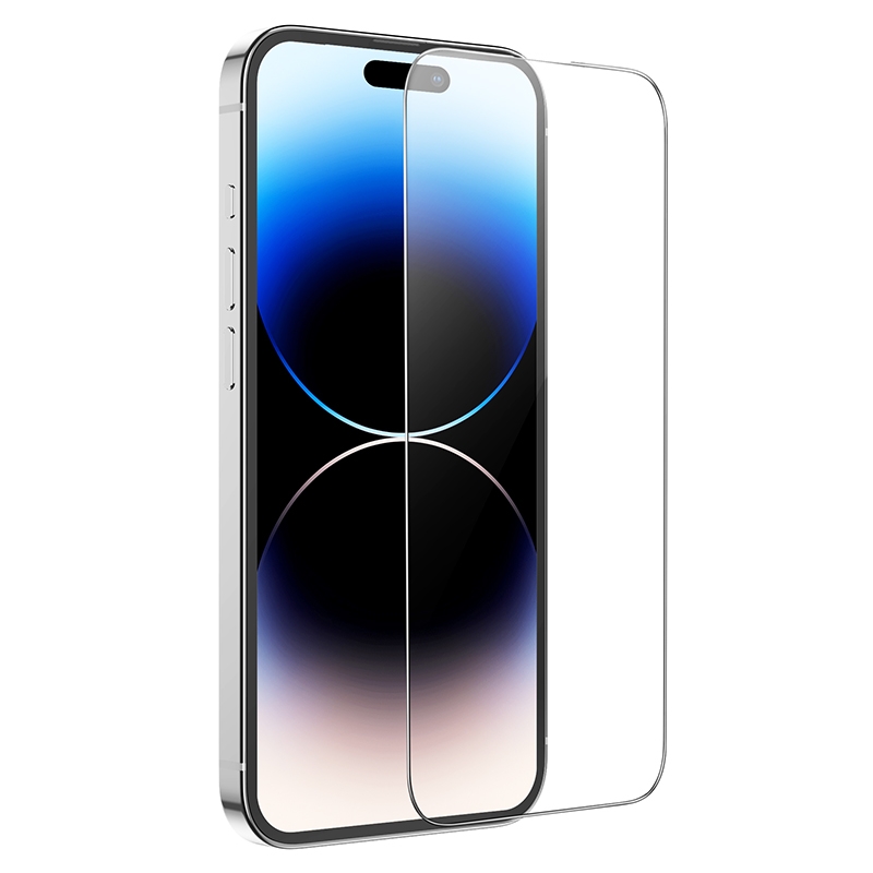 For iPhone 15 Pro HOCO G1 0.33mm 2.5D Flash Attach Full Screen Silk Screen HD Tempered Glass Film For iPhone 15 Pro HOCO G1 0.33mm 2.5D Flash Attach Full Screen Silk Screen HD Tempered Glass Film