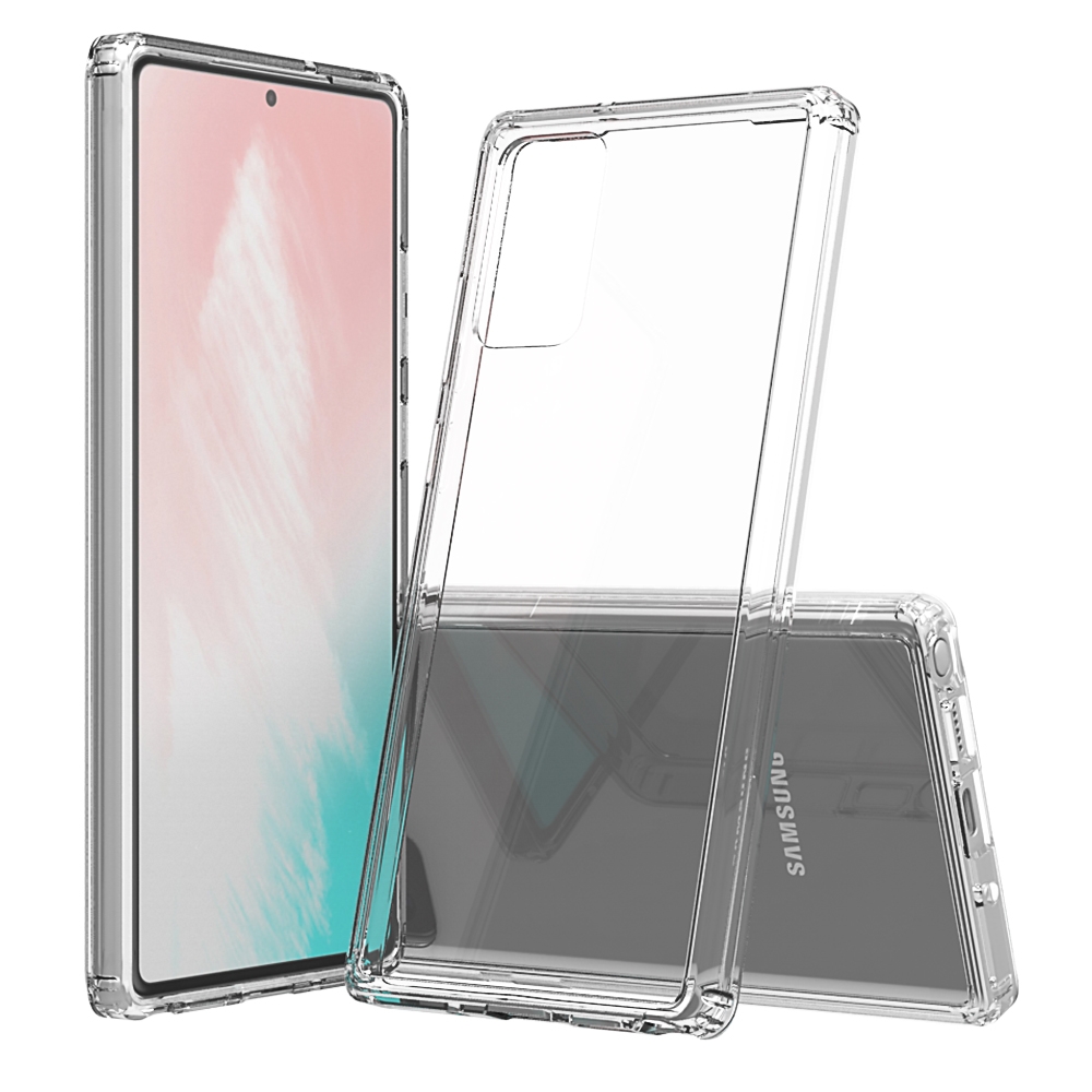 For Samsung Galaxy Note 20 Shockproof Scratchproof TPU + Acrylic Protective Case(Transparent) For Samsung Galaxy Note 20 Shockproof Scratchproof TPU + Acrylic Protective Case(Transparent)