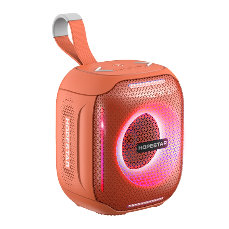 HOPESTAR Party 300mini IPX5 Waterproof Portable Bluetooth Speaker 360 Degree Stereo Outdoor Speaker(Orange) HOPESTAR Party 300mini IPX5 Waterproof Portable Bluetooth Speaker 360 Degree Stereo Outdoor Speaker(Orange)