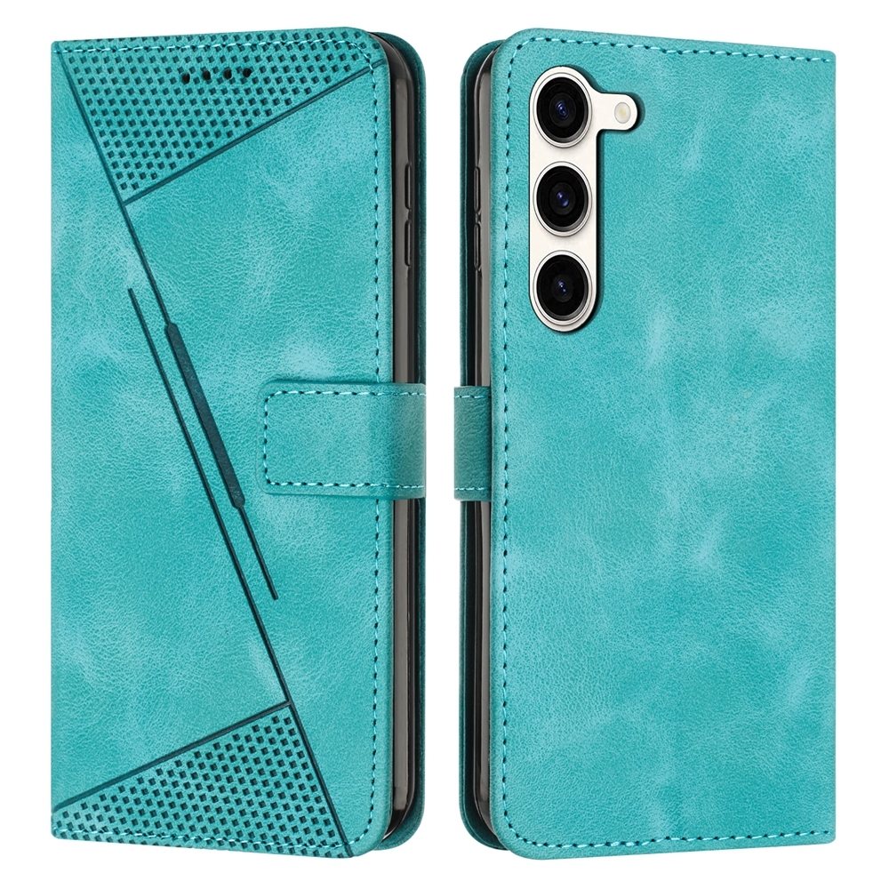 For Samsung Galaxy S23+ 5G Dream Triangle Leather Phone Case with Long Lanyard(Green) For Samsung Galaxy S23+ 5G Dream Triangle Leather Phone Case with Long Lanyard(Green)