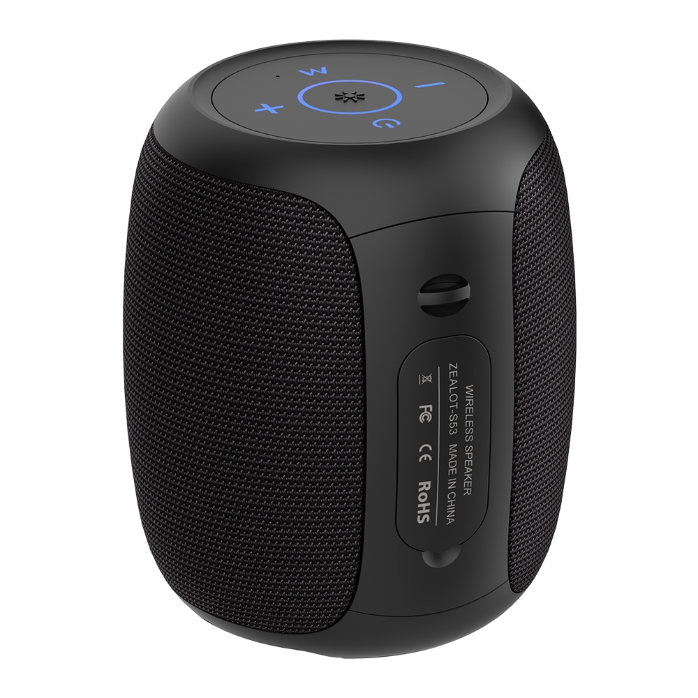 Zealot S53 IPX6 Waterproof Portable Colorful Wireless Bluetooth Speaker(Black) Zealot S53 IPX6 Waterproof Portable Colorful Wireless Bluetooth Speaker(Black)
