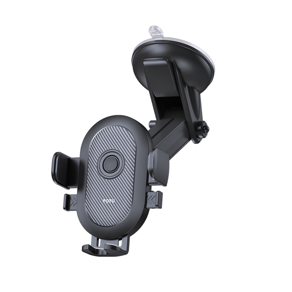 TOTU CH-3 Series One-Touch Locking Car Holder, Suction Cup Version(Black) TOTU CH-3 Series One-Touch Locking Car Holder, Suction Cup Version(Black)
