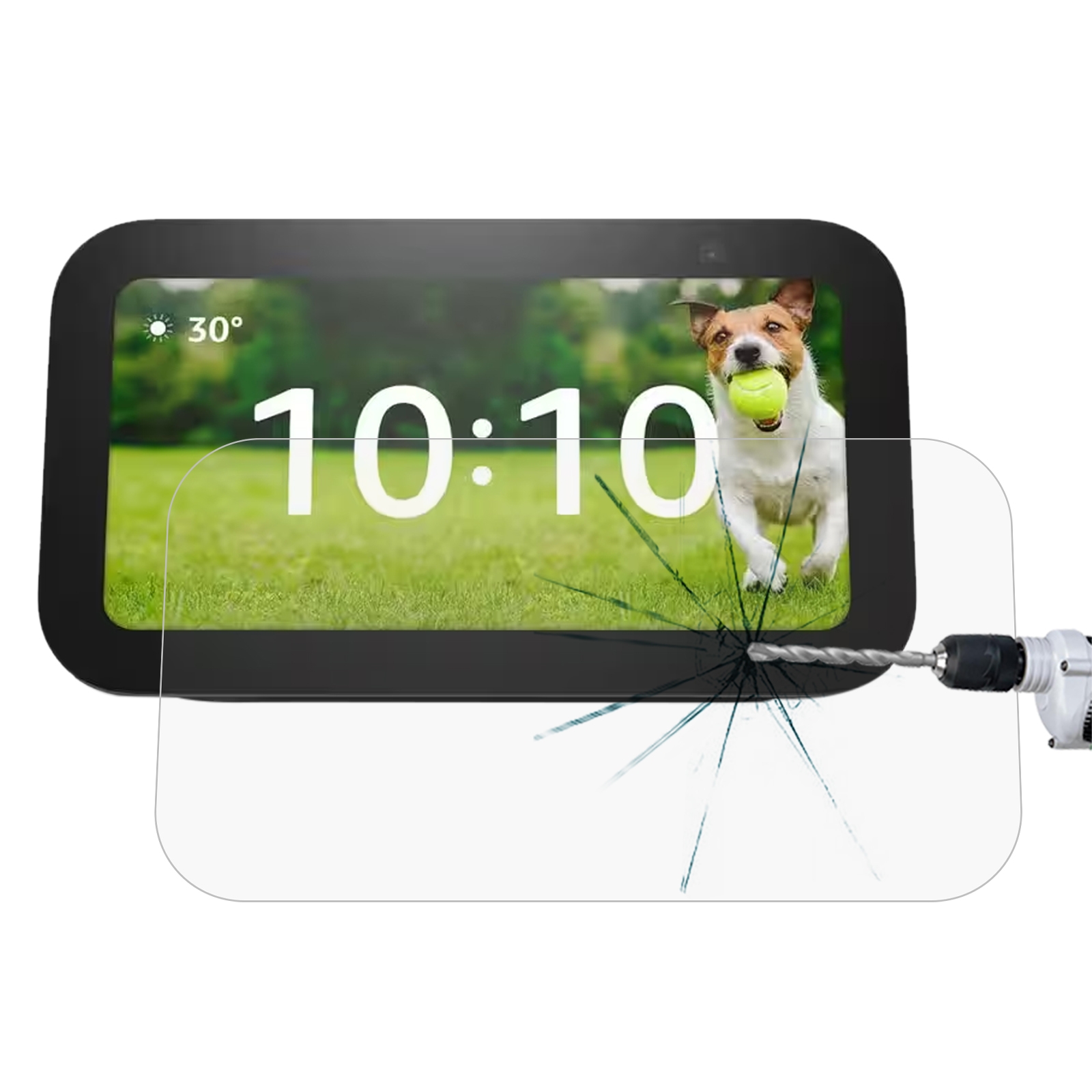 For Amazon Echo Show 5 3rd Gen 9H 0.3mm Explosion-proof Tempered Glass Film For Amazon Echo Show 5 3rd Gen 9H 0.3mm Explosion-proof Tempered Glass Film