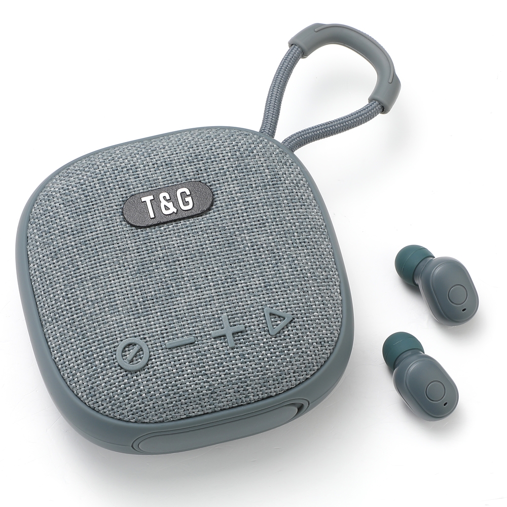 T&G TG-813 2 in 1 TWS Bluetooth Speaker Earphone with Charging Box(Grey) T&G TG-813 2 in 1 TWS Bluetooth Speaker Earphone with Charging Box(Grey)