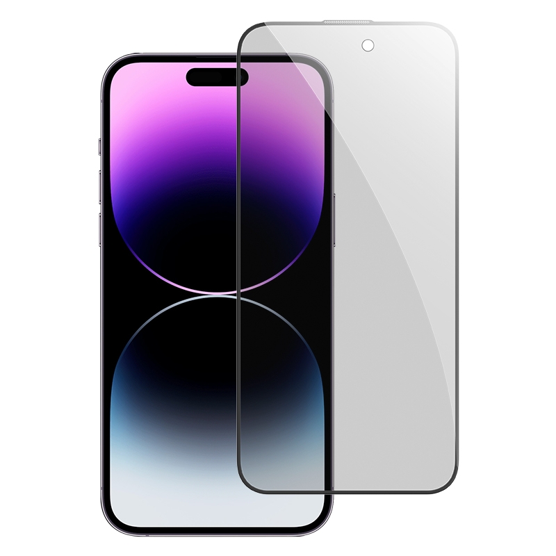 For iPhone 15 Pro MOMAX 0.3mm 3D Anti-peep Tempered Glass Film(Black) For iPhone 15 Pro MOMAX 0.3mm 3D Anti-peep Tempered Glass Film(Black)