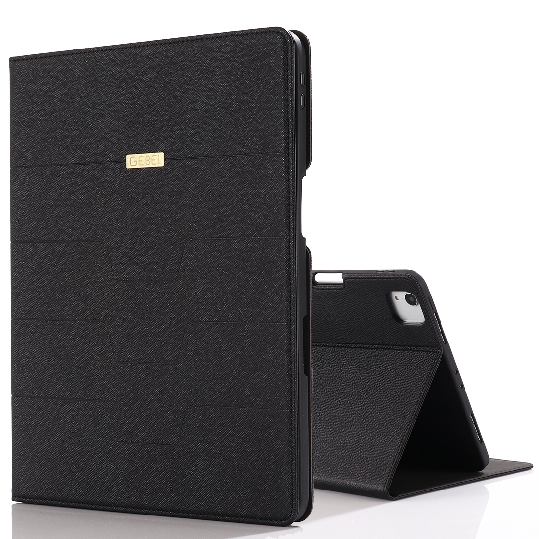 For iPad Pro 11 inch (2020) GEBEI PU+TPU Horizontal Flip Leather Tablet Case with Holder & Card Slots(Black) For iPad Pro 11 inch (2020) GEBEI PU+TPU Horizontal Flip Leather Tablet Case with Holder & Card Slots(Black)