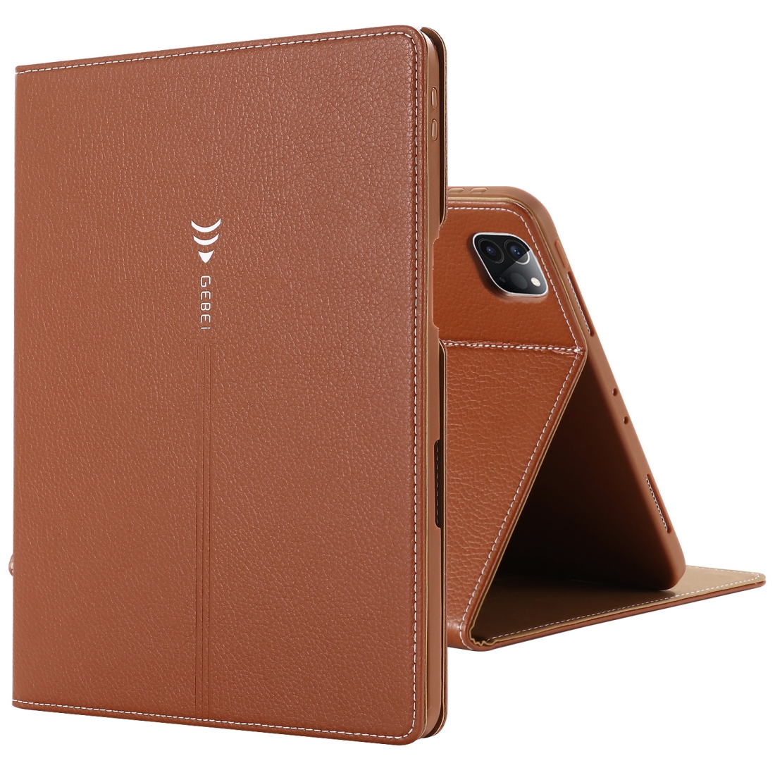 For iPad Pro 11 inch (2020) GEBEI PU+TPU Horizontal Flip Protective Tablet Case with Holder & Card Slots(Brown) For iPad Pro 11 inch (2020) GEBEI PU+TPU Horizontal Flip Protective Tablet Case with Holder & Card Slots(Brown)