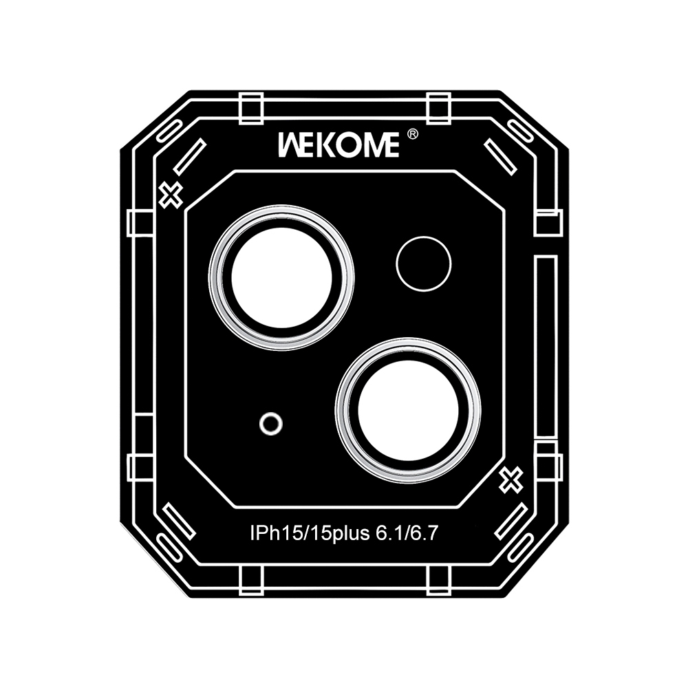 For iPhone 15 WEKOME WTPC-007 Armor Corning Metal Lens Cover Film(Transparent) For iPhone 15 WEKOME WTPC-007 Armor Corning Metal Lens Cover Film(Transparent)