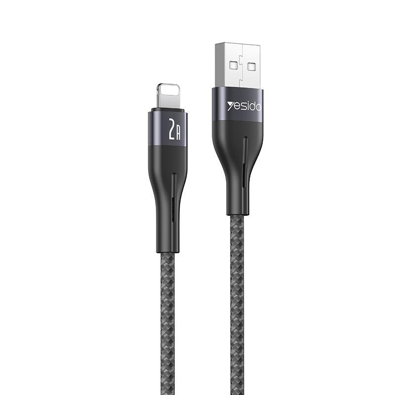 Yesido CA121L 2A USB to 8 Pin Fast Charging Data Cable, Length:1m Yesido CA121L 2A USB to 8 Pin Fast Charging Data Cable, Length:1m