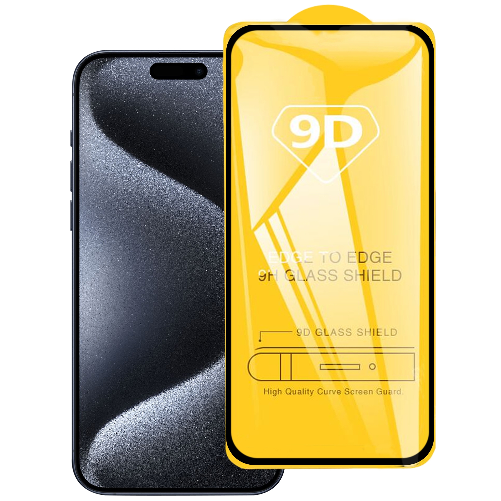For iPhone 15 Plus / 15 Pro Max 9D Full Glue Screen Tempered Glass Film For iPhone 15 Plus / 15 Pro Max 9D Full Glue Screen Tempered Glass Film