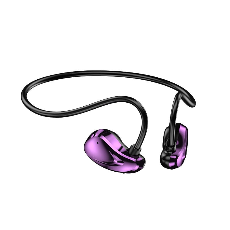 A60 Open Air Conduction Built-in Microphone Wireless Bluetooth Neckband Earphone(Purple) A60 Open Air Conduction Built-in Microphone Wireless Bluetooth Neckband Earphone(Purple)