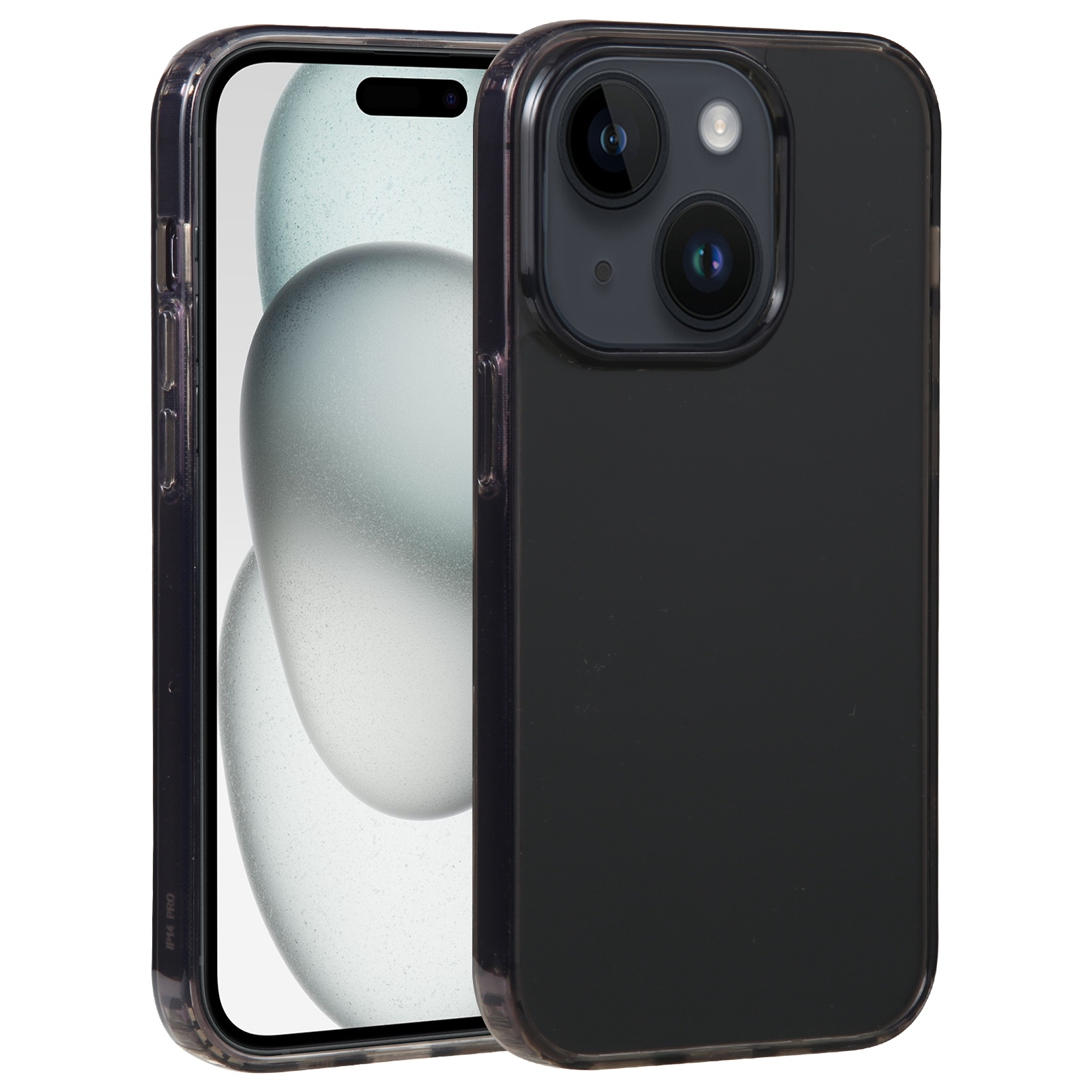 For iPhone 15 Plus GEBEI Acrylic Phone Case(Transparent Black) For iPhone 15 Plus GEBEI Acrylic Phone Case(Transparent Black)