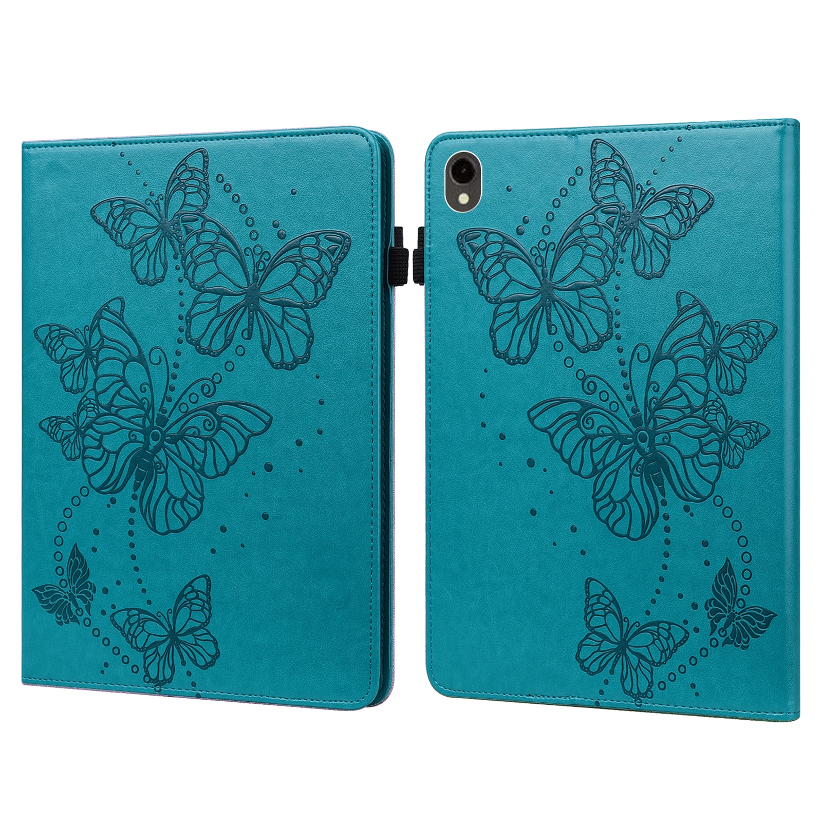 For Samsung Galaxy Tab S9 Embossed Butterfly Pattern Horizontal Flip Leather Tablet Case(Blue) For Samsung Galaxy Tab S9 Embossed Butterfly Pattern Horizontal Flip Leather Tablet Case(Blue)