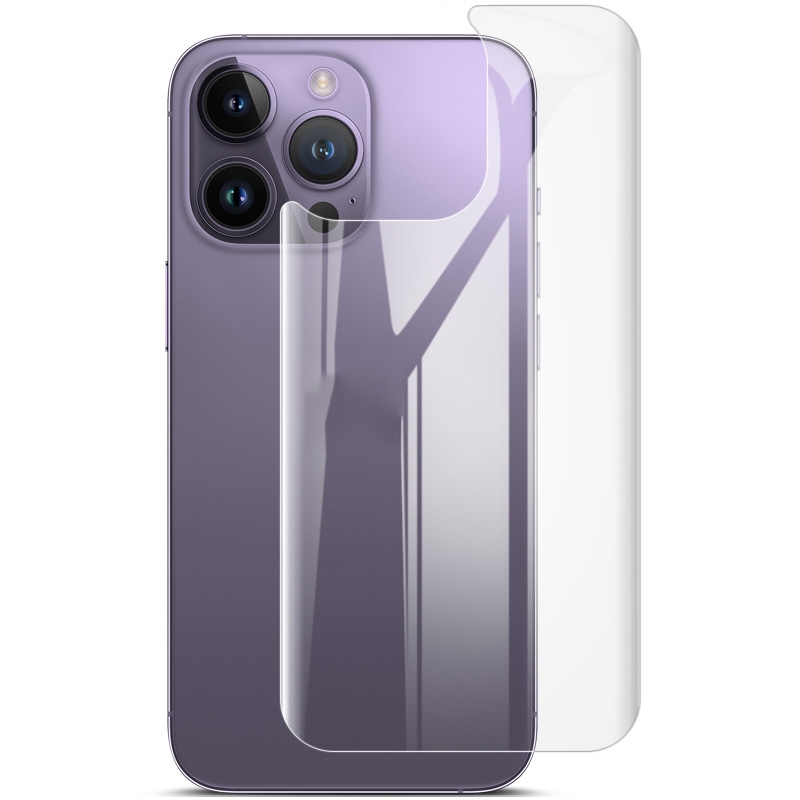 For iPhone 15 Pro 2pcs/Set imak Curved Hydrogel Film Pnone Back Protector For iPhone 15 Pro 2pcs/Set imak Curved Hydrogel Film Pnone Back Protector