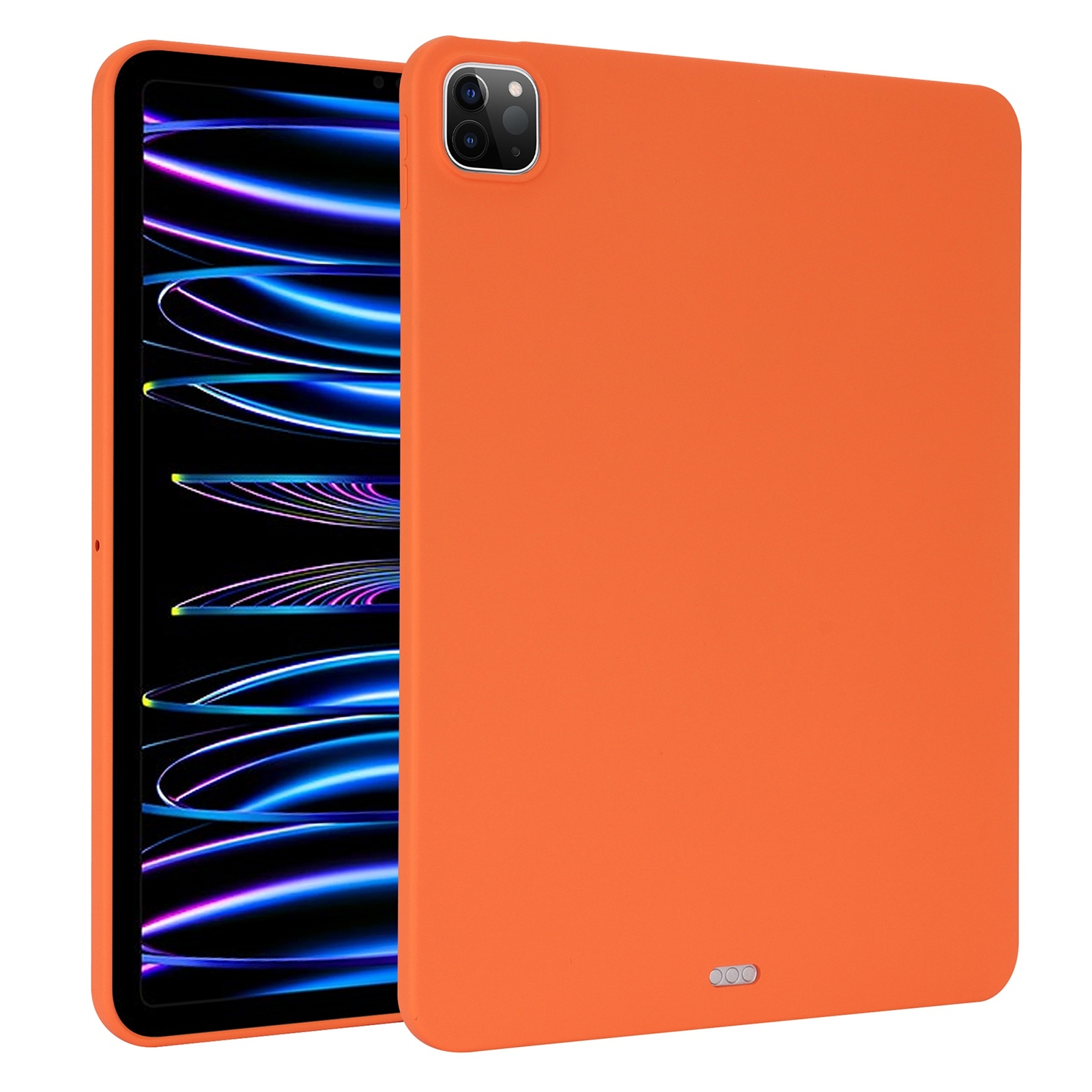 For iPad Pro 12.9 2018/2020/2021/2022 Oil Spray Skin-friendly TPU Tablet Case(Orange) For iPad Pro 12.9 2018/2020/2021/2022 Oil Spray Skin-friendly TPU Tablet Case(Orange)