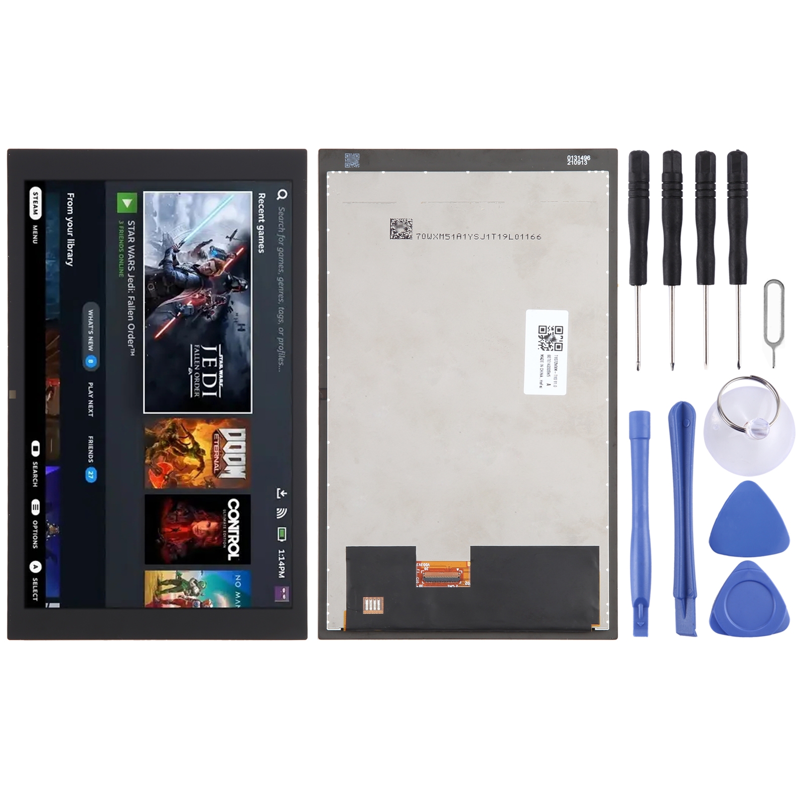 For Steam Deck Original LCD Screen with Digitizer Full Assembly(HD Edition)